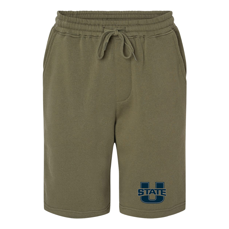 Men's Utah State Aggies Independent Trading Co Midweight Fleece Shorts